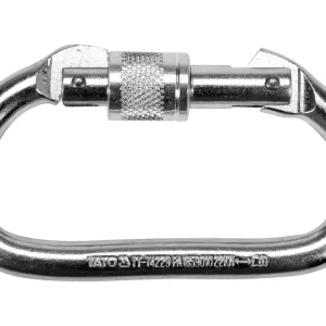 Obniżka ceny KARABINCZYK, ZATRZAŚNIK DO SZELEK BEZPIECZEŃSTWA Z NAKRĘTKĄ BLOKUJĄCĄ