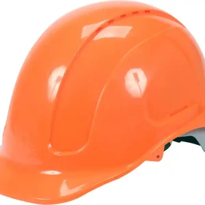 KASK OCHRONNY POMARAŃCZOWY WYSOKI KOMFORT SZYBKA REGULACJA ABS Taniej