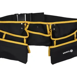 PAS NARZĘDZIOWY STOLARSKI 11 KIESZENI, 2 METALOWE UCHWYTY NA MŁOTKI Bezpieczna płatność