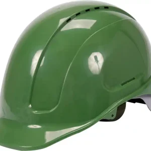 KASK OCHRONNY ZIELONY WYSOKI KOMFORT SZYBKA REGULACJA ABS Nie przegap