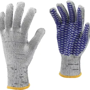 RĘKAWICE BAWEŁNIANO - POLIESTROWE Z SIATKĄ PVC, CROSS Nowość