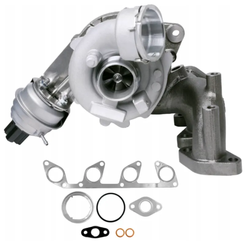 FABRYCZNIE NOWA Turbina Turbosprężarka Skoda Octavia VW Touran Passat B6 2.0 TDI 757042 03G253014KV+ USZCZELKI Bezpieczne zakupy