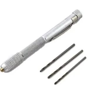 Mini wiertarka ręczna + 3 wiertła Okazja