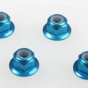 Aluminiowe nakrętki do kół M4 4P (niebieskie) - HSP T10054 Nowy