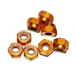 Sprawdź teraz Aluminiowe nakrętki do kół M3 8P (złote) - HSP T10070