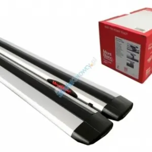 Bagażnik dachowy Mont Blanc belki AMC Aero Srebrny Nissan Kubistar 2004->2009 5 drzwi van Taniej