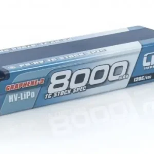 Tani 8000mAh 7.6V (2S) 120C/60C hardcase LRP P5-HV TC Ultra LCG GRAPHENE