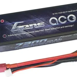 7200mAh 7.4V 70C HardCase Gens Ace (EFRA & BRCA approved) Tylko do końca tygodnia