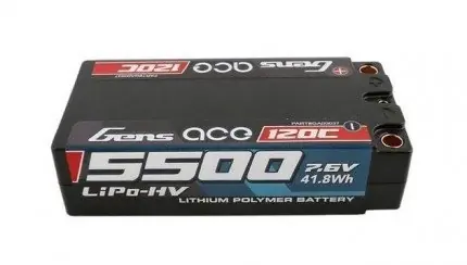 5500mAh 7.6V 120C 2S2P HardCase Gens Ace Zamów teraz