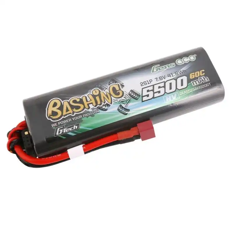 Najlepsza cena GENS ACE Akumulator LiPo Hardcase 5500mAh 7,6V 60C 2S1P DEAN G-Tech