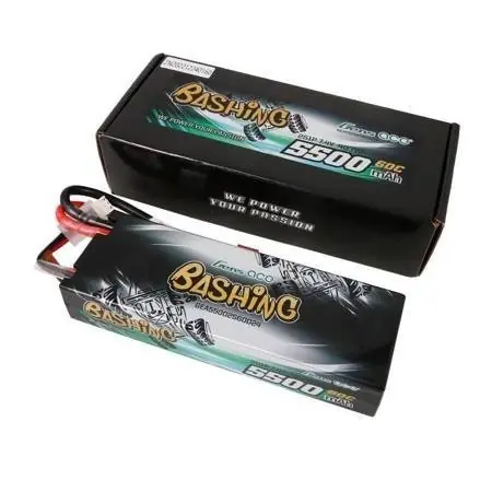 Premium Akumulator Gens ace 5500mAh 7.4V 2S1P 60C car Lipo Pack Hardcase with T Plug