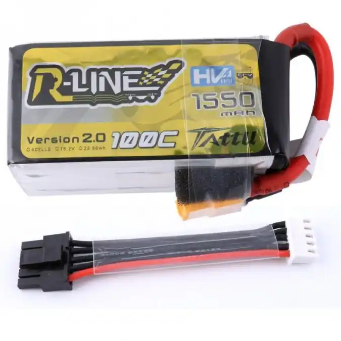 1550mAh 15.2V 100C TATTU R-Line Gens Ace z wpinanym przewodem balansera Wybór klientów