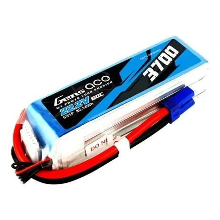 Akumulator Gens Ace 3700mAh 22.2V 60C 6S1P Bezpieczna płatność