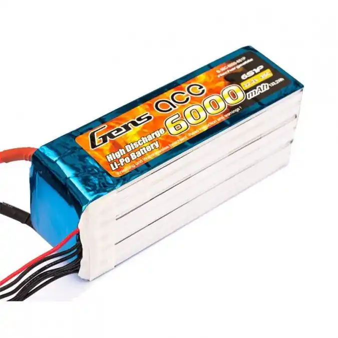 6000mAh 22.2V 35C Gens Ace 6S1P Tylko dziś