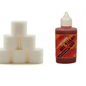 Zestaw gąbek do filtra powietrza + olej do filtra powietrza 50ml Rabat