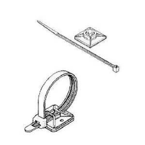 Oferta limitowana Mocowanie (uchwyt) na opaskę zaciskową 4,3 mm (4szt)