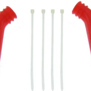 Wyjątkowa oferta Silikonowa nakładka na tłumik (deflektor) 10mm (czerwony) -1 szt.