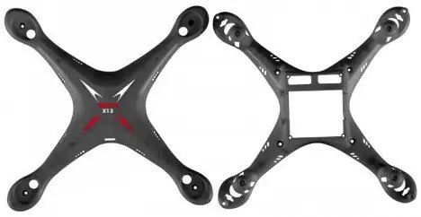 Dodaj do koszyka Obudowa czarna X13-01C - góra i dół