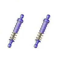 Darmowy zwrot Front/Rear Shock Absorber - 2szt 58129