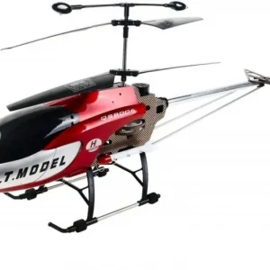 Helikopter QS8006 gigant (dł. 134cm, 3.5CH, żyroskop, zasięg do 80m) - Czerwony Popularny
