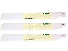 Łopaty wirnika głównego (3szt.) 21cm - białe- 002826 Darmowa dostawa