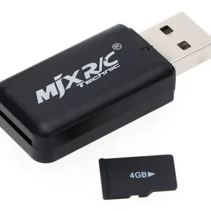 Nowość Czytnik kart MicroSD USB MJX + Karta MicroSD 4GB