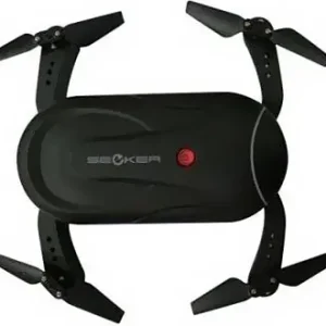 Ostatnie sztuki Selfie dron Dobby (Kamera FPV 720p, 2.4GHz, żyroskop, barometr) - Czarny