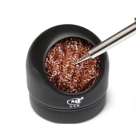 Zniżka Metalowy czyścik do grotów z podstawką i druciakiem