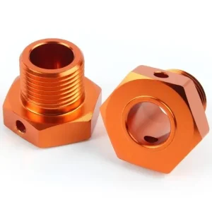 Darmowa dostawa 17mm Hex Hub Adaptor (Orange/2pcs)