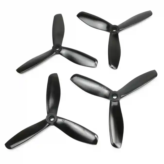 Bestseller HQ Prop Triple 5X4X3 czarne (2xCW+2xCCW) - włókno szklane