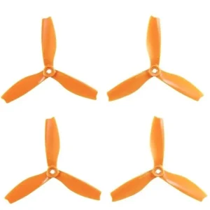 Wybór klientów HQ Prop Triple 5X4X3 pomarańczowy (2xCW+2xCCW) - włókno szklane