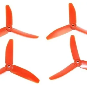 HQ Prop Triple 5X4X3 czerwony (2xCW+2xCCW) - włókno szklane Tylko dziś