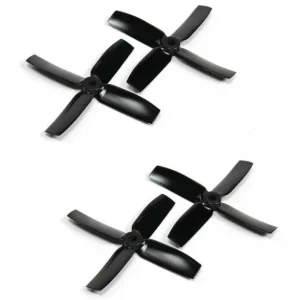 Śmigła Gemfan PC 4 Blade Bullnose 4x4 czarne (2x CW + 2x CCW) Super okazja