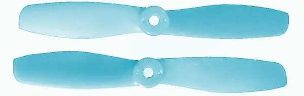 Popularny GEMFAN: Śmigła Gemfan Glass Fiber Nylon Bullnose 4x4.5 niebieski(2xCW+2xCCW)