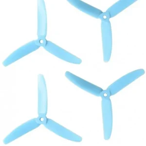 Śmigła Gemfan Master 3 Blade Bullnose 5x4.5 niebieski (2x CW + 2x CCW) Oferta czasowa