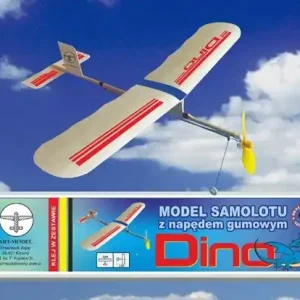 Samolot DINO z napędem gumowym Bezpieczne zakupy
