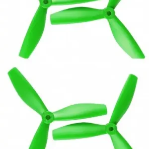 Śmigła Gemfan PC 3 Blade Bullnose 5x4.5 zielone (2x CW + 2x CCW) Premium