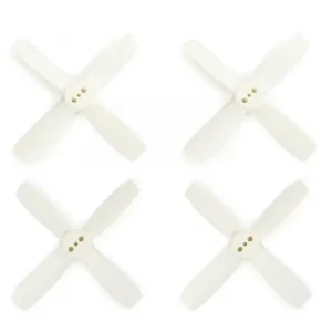 Śmigła Gemfan PC 4 Blade Bullnose (3 hole) 2x3.5 przezroczyste (2x CW + 2x CCW) Łatwy zwrot