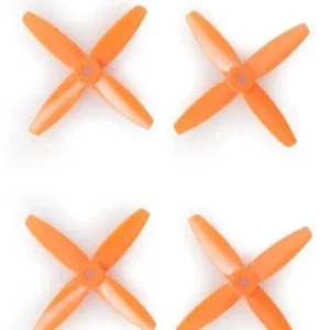 Hit sprzedaży Śmigła Gemfan PC 4 Blade Bullnose 3x3.5 pomarańczowe (2x CW + 2x CCW)