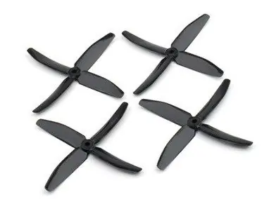 Tylko dziś Śmigła Gemfan PC 4 Blade 5x4 czarne (2x CW + 2x CCW)