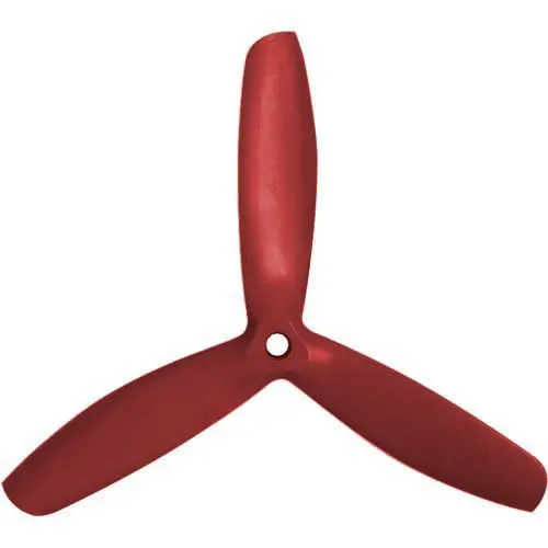 Hit sprzedaży GEMFAN: Śmigła Gemfan Glass Fiber Nylon 3 Blade Bullnose 5x5 czerwone (2xCW+2xCCW)