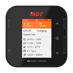 Ładowarka procesorowa iSDT Q8 charger 1-8S 500W DC kolor LCD Darmowa dostawa