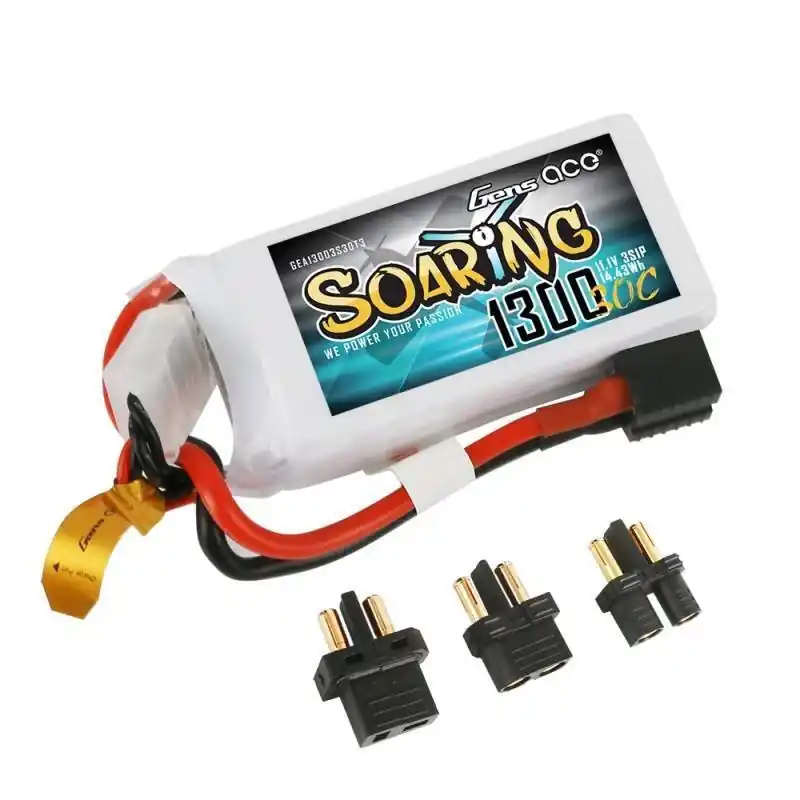 Akumulator Gens Ace Soaring 1300mAh 11.1V 30C 3S1P EC3/XT60/T-Plug Seria MULTIKONEKTOR Najlepsza cena
