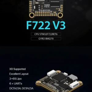 Zniżka FOXEER F722 V3 FPV Flight Controller OSD / HD