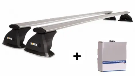 Tylko do końca tygodnia Bagażnik dachowy Taurus belki CarryUp Aero Srebrny Opel Agila II (H08) 2008->2014 5 drzwi hatchback