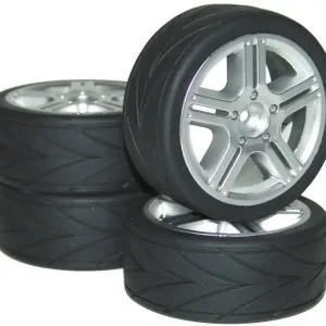 Koła 4 szt. on-road CHROME 5-ramienne Tylko do końca tygodnia