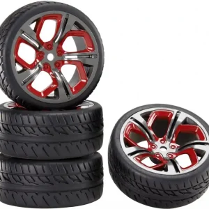 Bestseller Koła 4 szt. on-road CHROME 5-ramienne