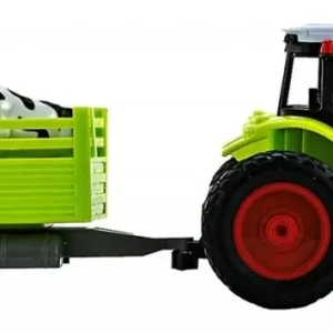 TRAKTOR ZDALNIE STEROWANY RC Z PRZYCZEPĄ Łatwy zwrot