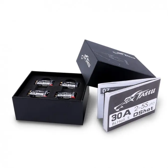 TATTU BLHeli_S 30A Esc (2-5S, w/Dshot, No BEC) zestaw 4 regulatorów Sprawdź teraz