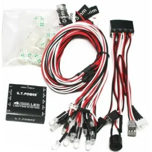 Bestseller 4-kanałowy profesjonalny system oświetlenia LED dużych samochodów RC